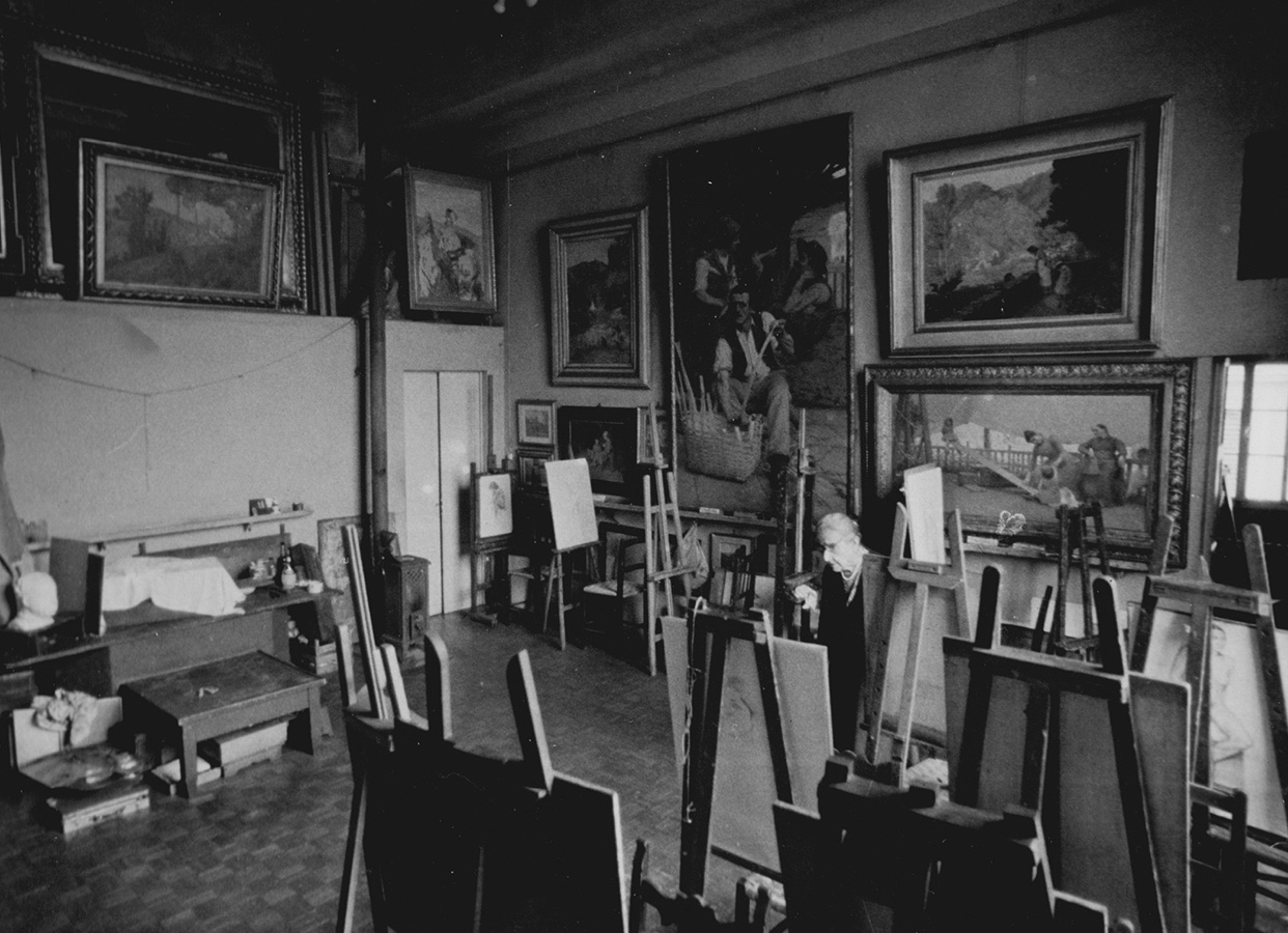 Signorina Simi in her Studio, 1974